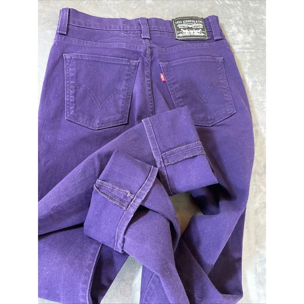 Levi’s Super Skinny 510 Purple Jeans Mens 31x32 4002 Mexico Original Black Label